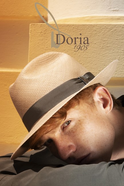 Mauro Lorenzo Fashion Photographer Advertising Campaign studio Hat Cappelli handmade Doria Pitti Colours Moodboard Boutique Inspiration artDirector hautecouture american luxury sea jacket blue leather